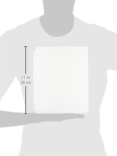 Avery EcoFriendly Recycled Economy Sheet Protectors, Semi-Clear, Top Load, 100 Document Protectors (75537) (Pack of 5) - Image 9