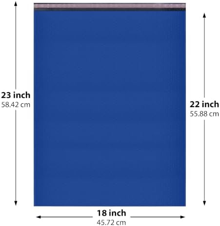 Royal Blue Bubble Mailers 18x23, Poly Padded Envelopes #9, 50 Pack - Image 2