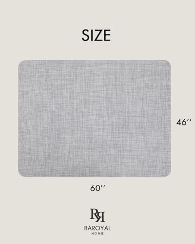 BARoyal Office Chair Mat for Hardwood Floor Under Desk Computer Rolling Chair Mat for Wood/Tile Floor Non-Slip Heavy Duty Desk Rug PVC Plastic Hard Floor Protector 46"x 60" (Mist) - Image 6