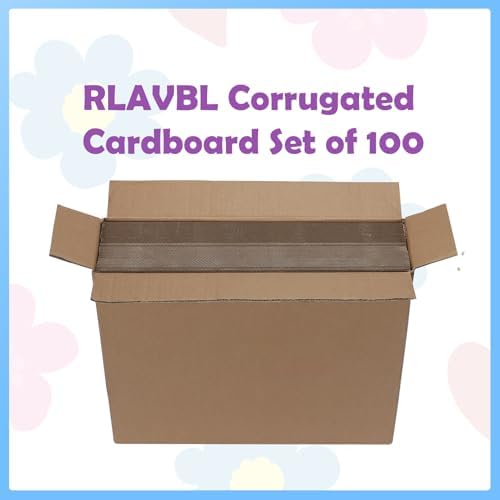 RLAVBL 100 Pack 11x14 Corrugated Cardboard Sheets, Flat Cardboard Inserts for Shipping, Mailing, Packing, DIY Crafts - Image 7
