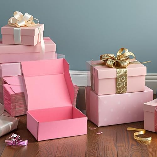 Pink Shipping Boxes 12x9x4 Inches, 20 Pack - Image 6