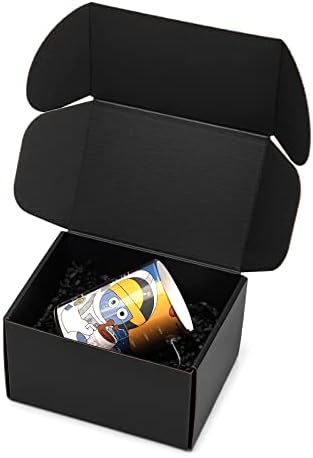 Timirog 7x5x4 Inches Black Shipping Boxes 25 Pack - Corrugated Cardboard Mailing Box for Small Business, Tab Locking Literature Mailer for Packing Jewelry Ornament Gift Craft Packaging Supplier - Image 7