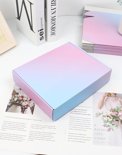 10x8x2 in Shipping Boxes, 40 Pack Corrugated Packaging Mailer Boxes, Purple Gradients Shipping Packaging Boxes for Small Business - Image 6