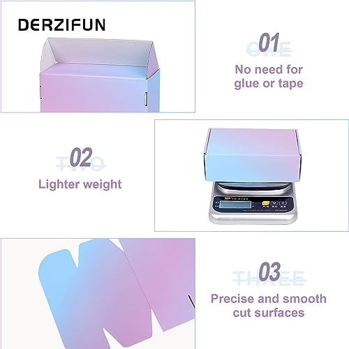 6x4x2 in Small Shipping Boxes for Packaging Small Business, 50 Pack Mailing Boxes Corrugated Cardboard Mailer Gift Box (Gradients) - Image 6