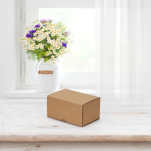 HORLIMER 6x4x3 inches Shipping Boxes Set of 40, Brown Corrugated Cardboard Box for Mailing, Packaging, Small Business - Image 6