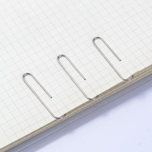 Shiny Silver Jumbo Paper Clips, 1.3 Inch & 2 Inch, 400pcs - Image 5
