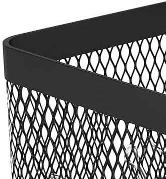 TRU RED Small Stackable Wire Mesh Accessory Holder, Matte Black, 3‑Pack – Desktop Organizer for Office Supplies - Image 5
