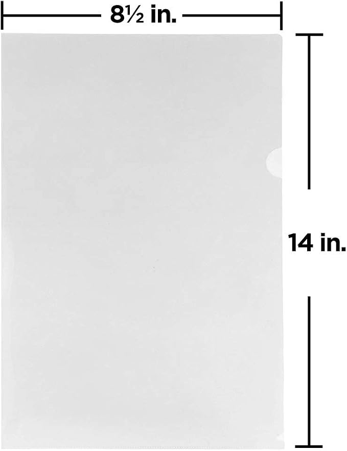 JAM PAPER Plastic Sleeves - Legal Size - 9 x 14 1/2 - Clear Project Pockets - 12 Page Protectors/Pack - Image 3