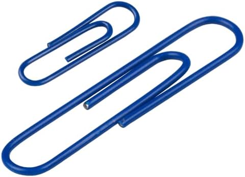 JAM PAPER Combo Pack Colorful Paper Clips - Standard & Jumbo - Dark Blue Paperclips - 1 Pack of 100 & 1 Pack of 75 - Image 3
