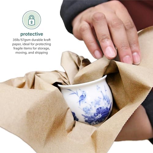 Elementree Brown Packing Paper Sheets for Moving & Shipping - 60-Carton Pallet (90,000 Sheets) - 14.5" x 11" - Sustainable Void Fill Packaging Made in the USA - Kraft Paper Thickness (00919PAL) - Image 6