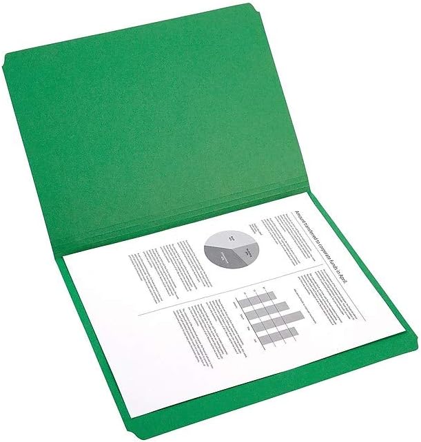 Staples File Folder, Single Tab, Letter Size, Green, 100/Box (ST509653-CC) - Image 5