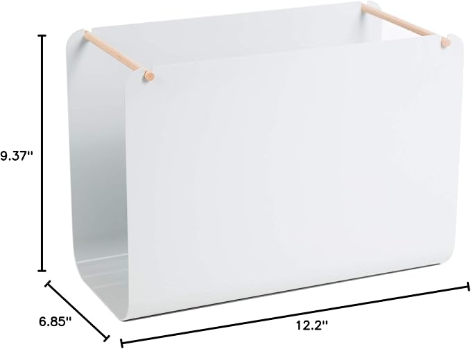 U Brands Metal Hanging File Organizer, Letter Size, Desktop Accessory, Arc Collection, Grey - Image 4
