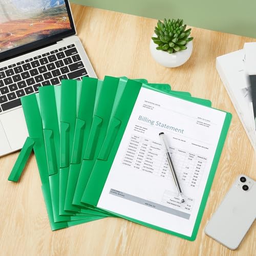 Maitys 25 Pack Clear Report Covers with Clip, Green - Image 6