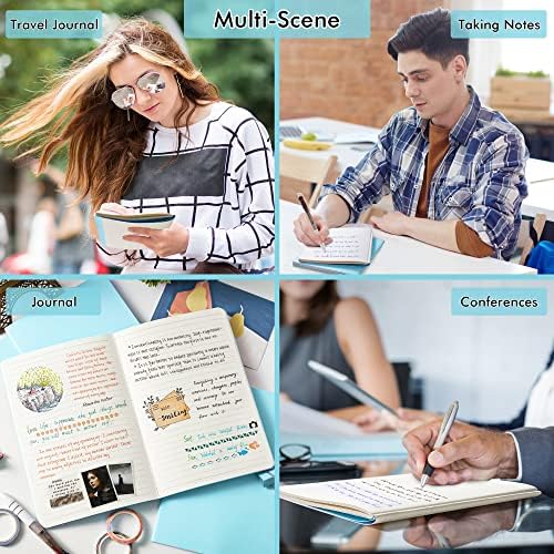 36 Pack Soft Cover Journal Bulk, Feela Lined Blank Travel Journal for Women Men Writing, Notebooks College Ruled for Work, Note Taking Notebook School Business Supplies, 8.2” x 5.5”, A5, Light Blue - Image 7