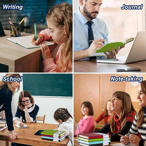 12 Pack Lined Journal Notebook - A5 Hardcover Notebooks 192 Pages, 100 GSM Thick Paper Journal, 8.3 x 5.7 inches, Journals for Writing, School Supplies, Office Supplies - Image 7