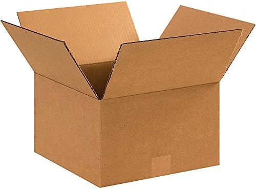 BOX USA Shipping Boxes 12"L x 12"W x 7"H, 25-Pack Small Corrugated Cardboard Box for Shipping, Packaging, Moving, Storage Box for Home or Business, Strong Wholesale Bulk Boxes by BOXUSA