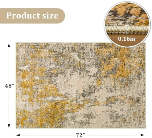 Office Chair Mat for Hardwood Floor, 72"x48" Easy Glide Computer Chair Mat Protector for Rolling Chair Under Desk Rug Nonslip Backing, Machine Wash - Image 7