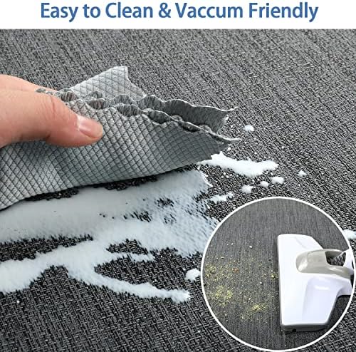 Chair Mat for Hardwood & Tile Floor, 47" x 52" Heavy Duty Office Chair Mat for Rolling Chairs Easy Glide, Anti Slip, Non-Curve, Floor Protector for Home Office, Graphite Texture - Image 6