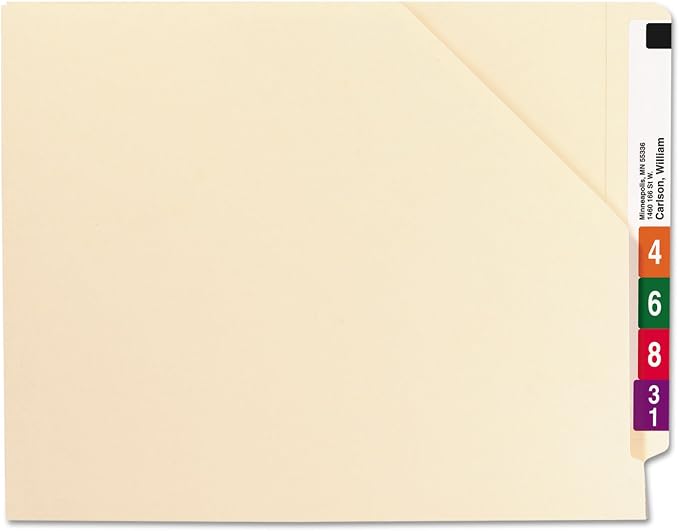 Smead End Tab File Jacket, Shelf-Master Reinforced Straight-Cut Tab - Image 4
