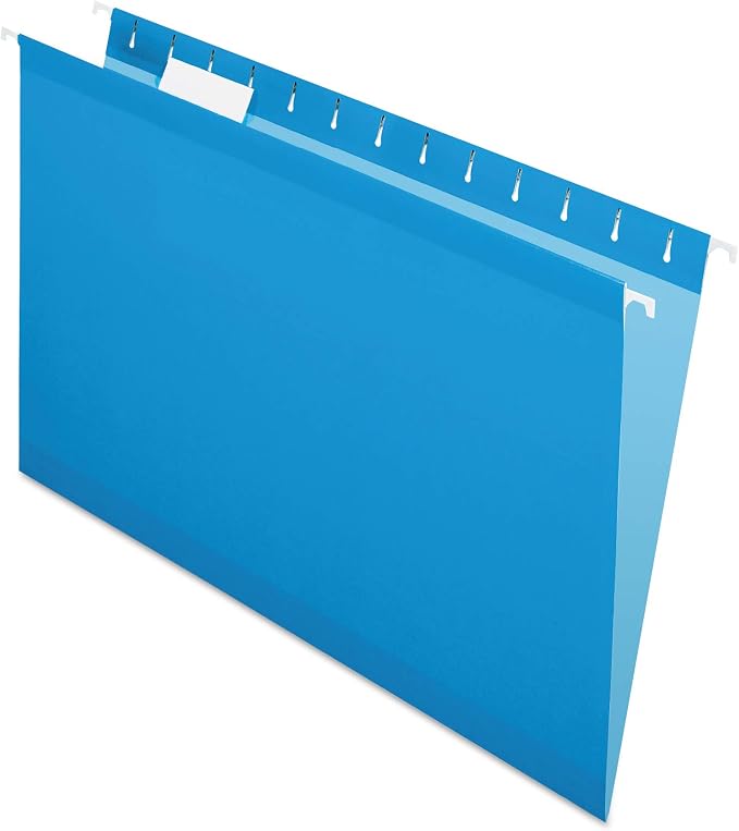 Pendaflex Hanging File Folders, Legal Size, Blue (PFX415315BLU) - Image 3
