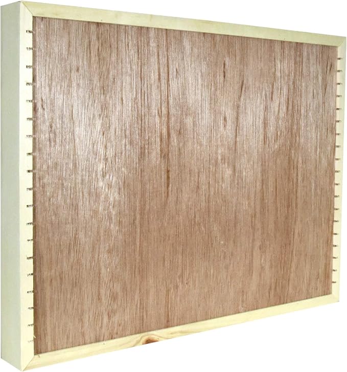 Kingdom LW100 5 x 20 Unfinished Wood Cassette Rack, 100 Capacity - Image 9