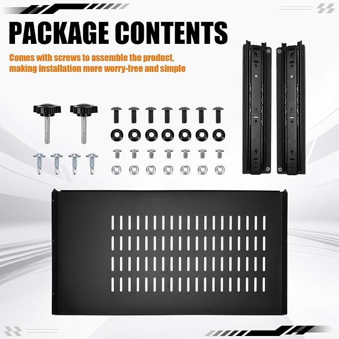 Sliding Under Desk Laptop Mount Shelf with Air Vents 21'' W x 12'' D Metal Under Desk Slide Out Tray Laptop Storage Tray for Home Office Standing Desks Workstations Cabinet Gaming - Image 7