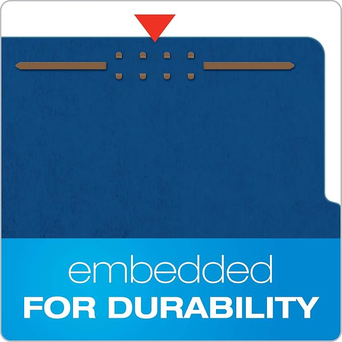 Pendaflex Recycled Classification File Folders, Letter Size, Dark Blue, 10/Box - Image 7