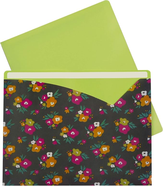 C-Line Write-On File Jackets, Bold Basics Design, Pack of 6 (63550) - Image 5
