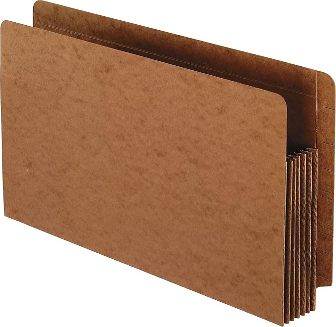 Pendaflex Heavy Duty End Tab Expanding File Pocket, 5.25-Inch Expansion, Legal, 10/Box, Red - Image 2