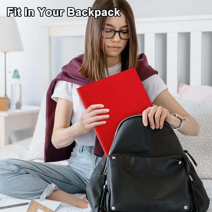 ViVin 60-Pack Plastic Folders with Pockets, 2-Pocket Letter Size, Assorted Color - Image 9