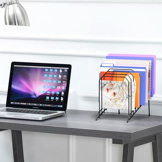 Gawerk Incline Desk Magazine Folder Holder File Organizer with 8-Section - Image 8