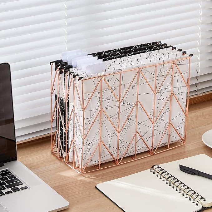 Y YOMA File Folder with Outside Pocket, 8.5 x 11-Inch, Black & White - Image 9