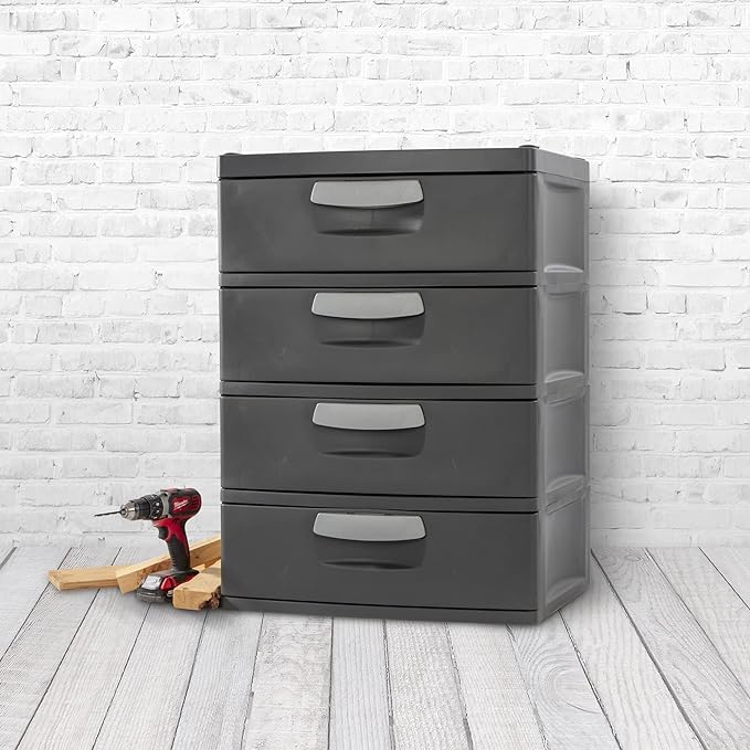 4 Drawer Unit Plastic (Color : Flat Gray) - Image 5