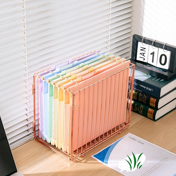 30 Plastic Large Capacity Hanging folders with Labels, Colored red | Keeps paperwork organized with vibrant color coding for quick identification at home, school, or work. - Image 7
