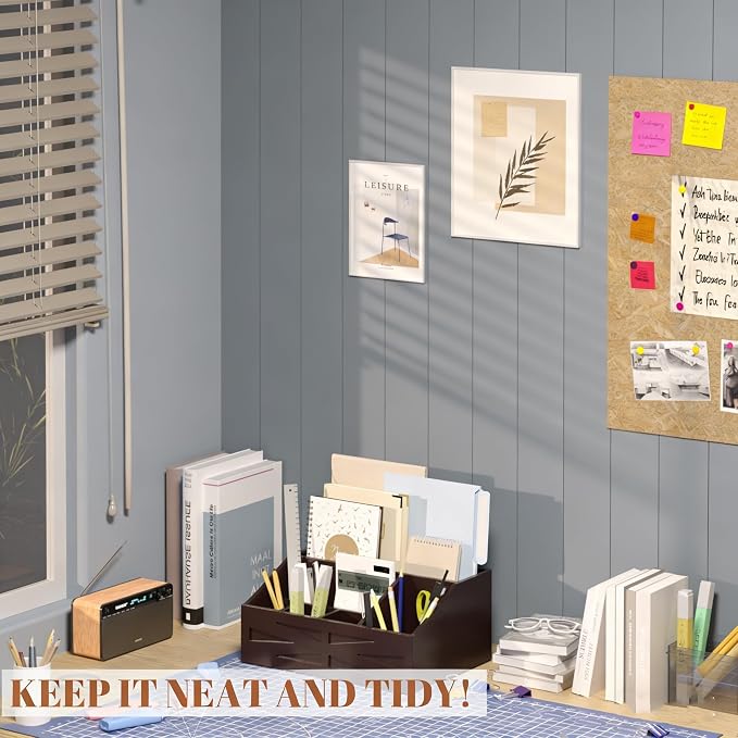 Large Mail Organizer Countertop,Farmhouse Desk and Kitchen Countertop Storage, Letter Sorter, Desk Mail Organizer and Bill Organizer, Desktop File and Paper Holder - Image 7