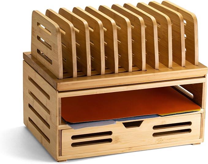 Achieva Bamboo Organizer with Drawer (71005) - Image 8