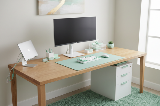 officeworkspaceorganization,desksetupworkflow,homeofficefurniture,officecablestorage,workdeskorganization