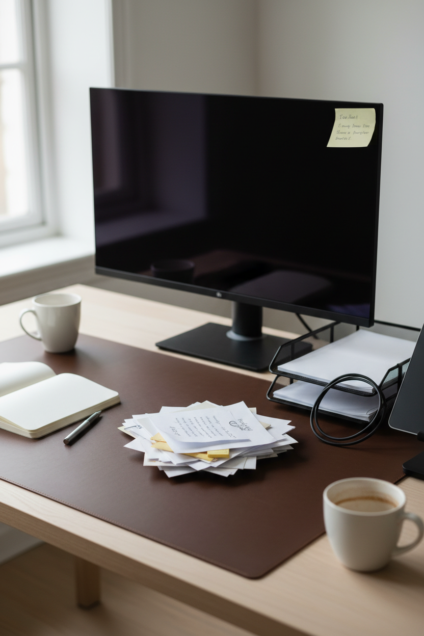 The 10-Minute Desk Reset That Makes Consistent Work Easier