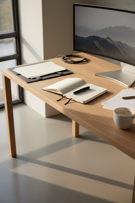 Prepare Your Desk Tonight So Tomorrow Starts With Work, Not Setup