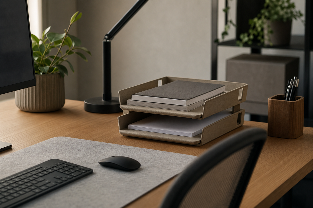 Unbranded close editorial detail featuring practical workspace efficiency