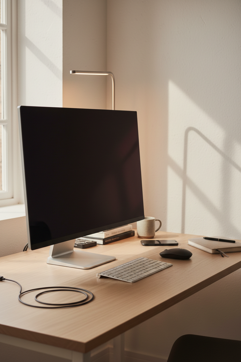 A More Thoughtful Home Office Starts With What You Remove