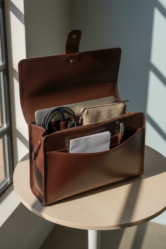 How to Organize a Work Bag for Meetings, Cafés, and Off-Site Days