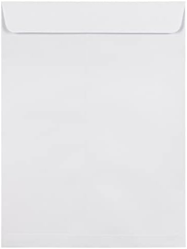 JAM PAPER 9 x 12 Open End Catalog Commercial Envelopes with Peel and Seal Closure - White - Bulk 250/Box - Image 4