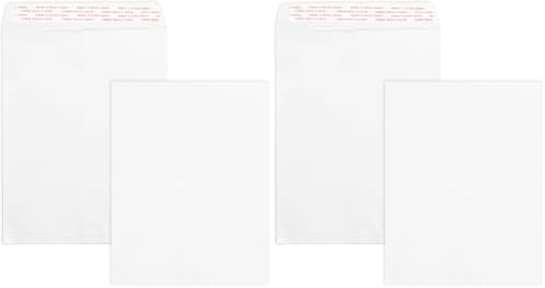 Goefun 200 Pack 10x13 White Catalog Envelopes Self Seal by Goefun