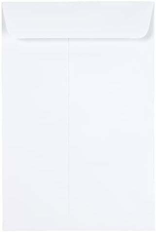 JAM PAPER 6 x 9 Open End Catalog Colored Envelopes with Peel & Seal Closure - White - Bulk 250/Box - Image 4