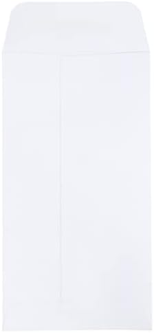 JAM PAPER #7 Coin Business Envelopes with Peel and Seal Closure - 3 1/2 x 6 1/2 - White - 50/Pack - Image 3