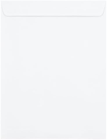 JAM PAPER 10 x 13 Open End Catalog Envelopes with Peel & Seal Closure - White - 25/Pack - Image 2