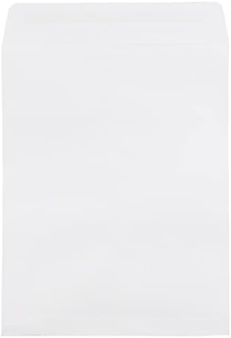 JAM PAPER 8 3/4 x 11 3/4 Open End Commercial Envelopes with Peel and Seal Closure - White - 25/Pack - Image 3