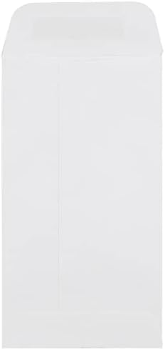 JAM PAPER #5 Coin Business Envelopes with Peel and Seal Closure - 2 7/8 x 5 1/4 - White - Bulk 500/Box - Image 3