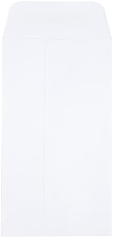 JAM PAPER #6 Coin Business Envelopes with Peel and Seal Closure - 3 3/8 x 6 - White - 25/Pack - Image 3